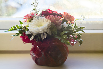 Image showing Bouquet of nice flowers