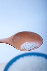 Image showing raw white rice 