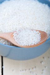 Image showing raw white rice 