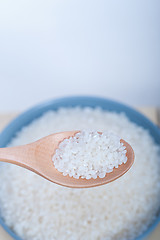 Image showing raw white rice 