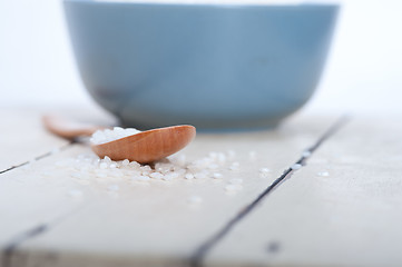 Image showing raw white rice 