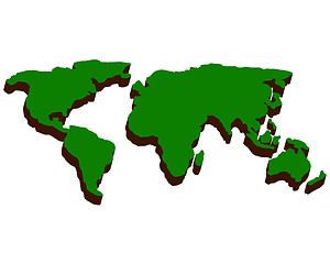 Image showing world Map