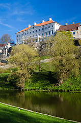 Image showing Pond Sneyli in Tallinn, a beautiful spring day