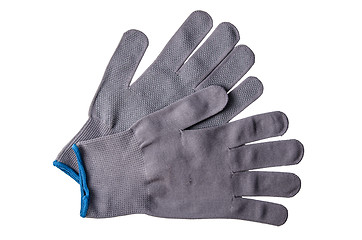 Image showing Working gloves, isolated on a white background  