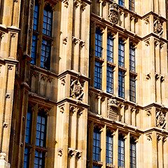 Image showing old in london  historical    parliament glass  window    structu