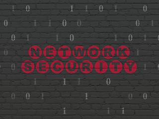 Image showing Privacy concept: Network Security on wall background