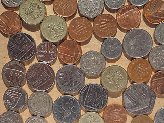 Image showing Pound coins