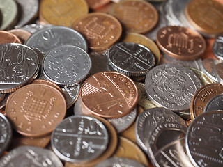 Image showing Pound coins