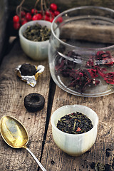 Image showing Assortment of tea