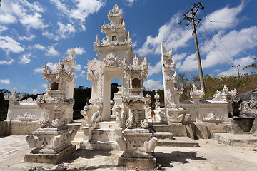 Image showing White Hindu Temple, Bali