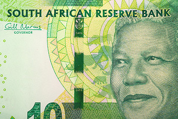 Image showing detail of sout african rand