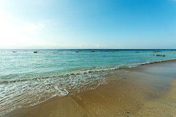 Image showing dream beach Bali Indonesia, Nusa Penida island