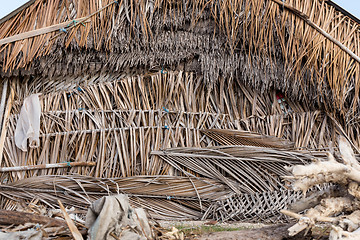 Image showing indonesian house - shack on beach