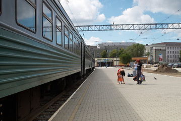 Image showing Kaliningrad railway station Northern. Russia