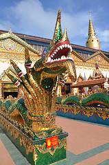 Image showing Sculpture at the Thai temple Wat Chayamangkalaram