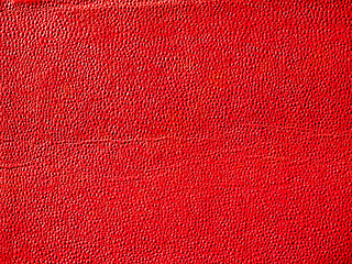 Image showing Retro look Red leatherette background