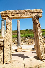 Image showing perge old construction in   the roman  