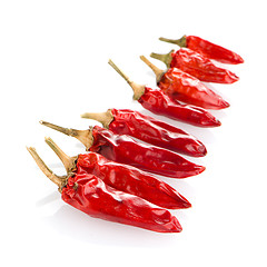 Image showing Red chili peppers