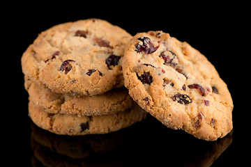 Image showing Dried fruits chip cookies 