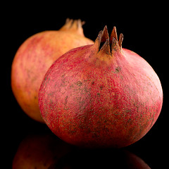 Image showing Ripe pomegranate fruit