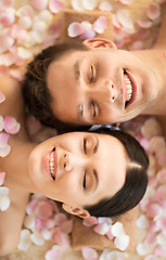 Image showing couple in spa