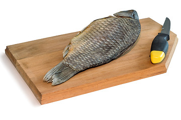 Image showing Salted and dried river fish .