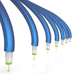 Image showing Cables for high tech connect