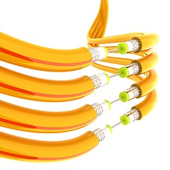 Image showing Cables for high tech connect