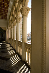 Image showing Venetian Style Balcony Columns