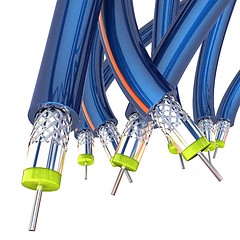 Image showing Cables for high tech connect