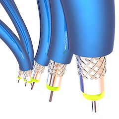 Image showing Cables for high tech connect