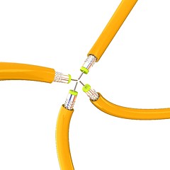 Image showing Cables for high tech connect