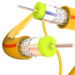 Image showing Cables for high tech connect