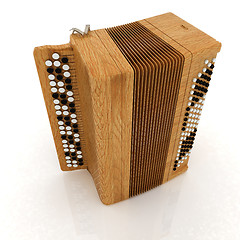 Image showing Musical instrument - retro bayan