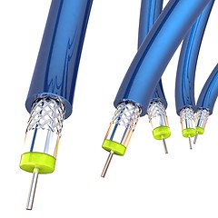 Image showing Cables for high tech connect