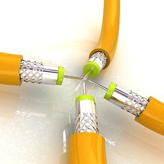 Image showing Cables for high tech connect