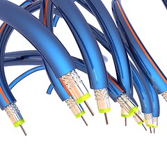 Image showing Cables for high tech connect