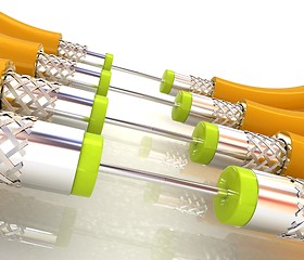 Image showing Cables for high tech connect