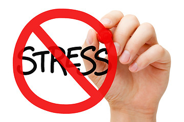 Image showing Stress Prohibition Sign Concept