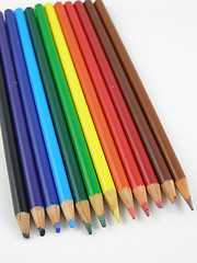 Image showing Colored pencils