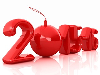 Image showing Happy new 2016 year