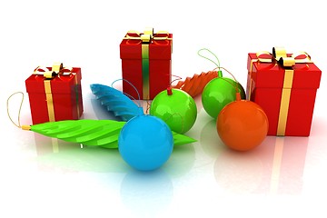 Image showing Beautiful Christmas gifts