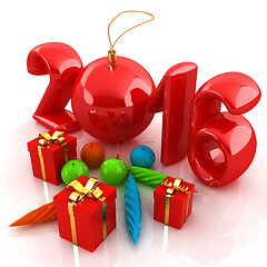 Image showing Happy new 2016 year