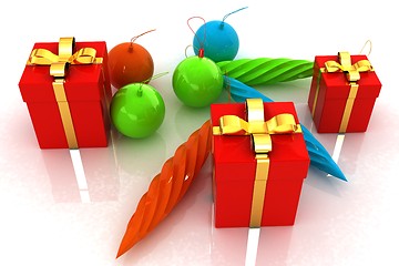 Image showing Beautiful Christmas gifts