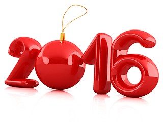 Image showing Happy new 2016 year