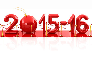 Image showing Happy new 2016 year