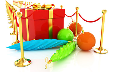 Image showing Beautiful Christmas gifts