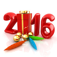 Image showing Happy new 2016 year