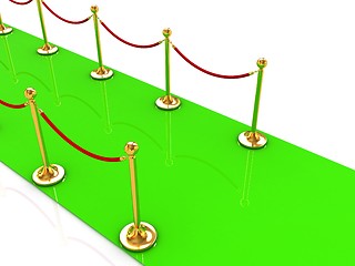 Image showing 3d illustration of path to the success