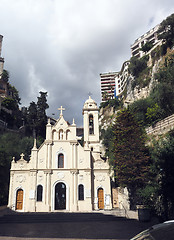 Image showing Saint Devote Church Cathedral in Monte Carlo Monaco Europe